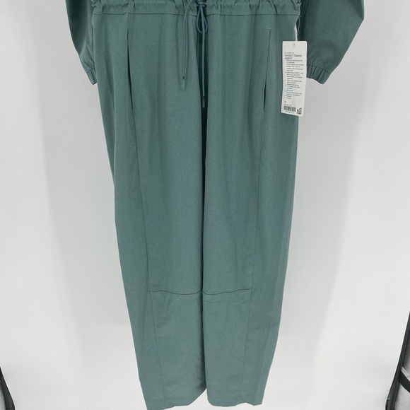 LULULEMON NWT VENTLIGHT ZIPPERED JUMPSUIT TIDEWATER TEAL 14 - Picture 11 of 14